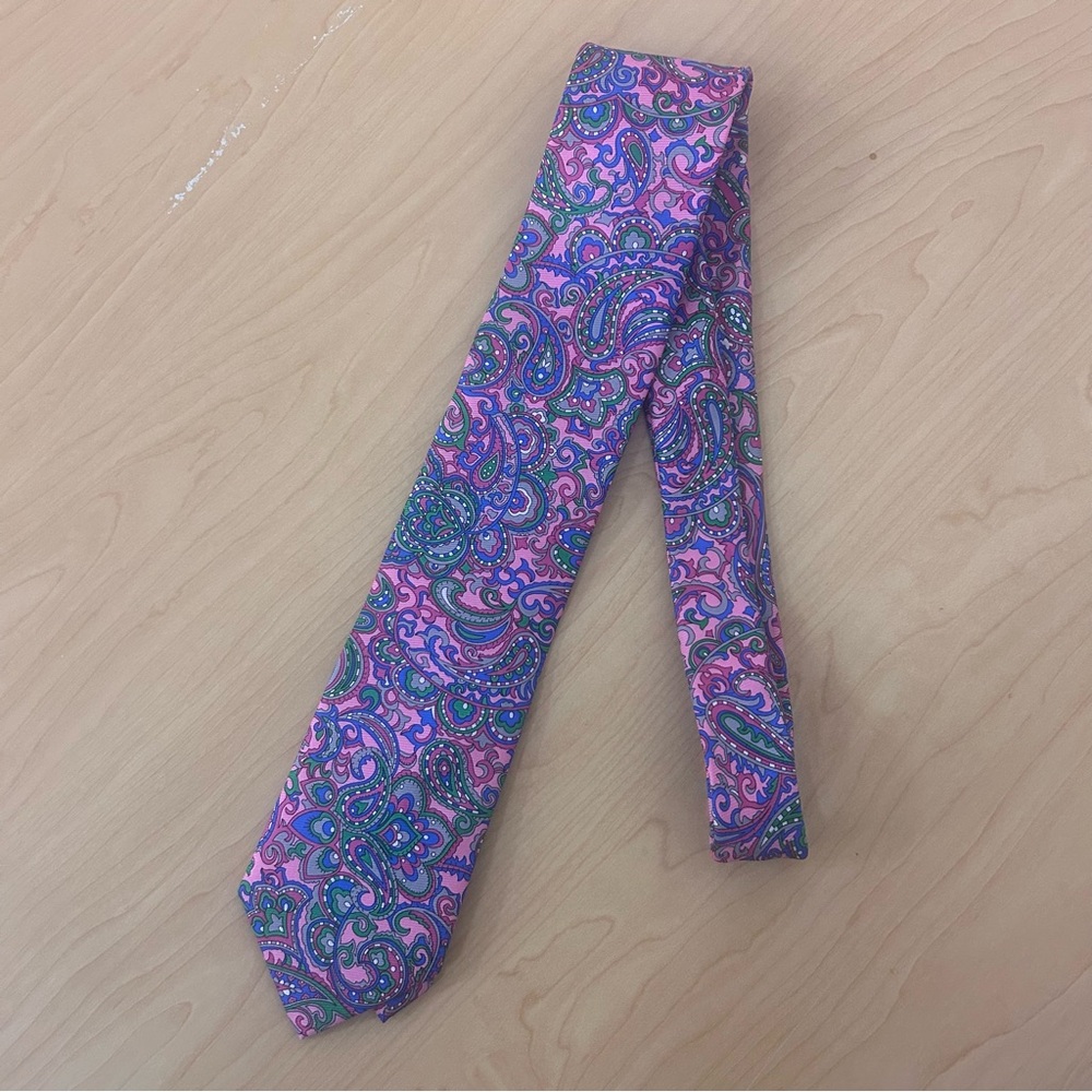 Floral Paisley Thin Tie